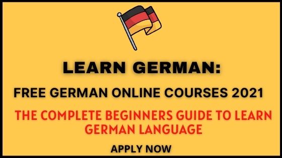 Free German Online Courses 2021