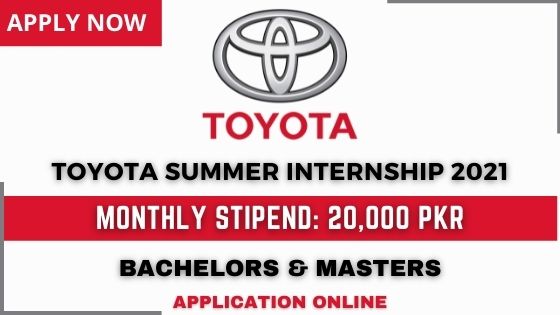 Toyota Summer Internship 2021