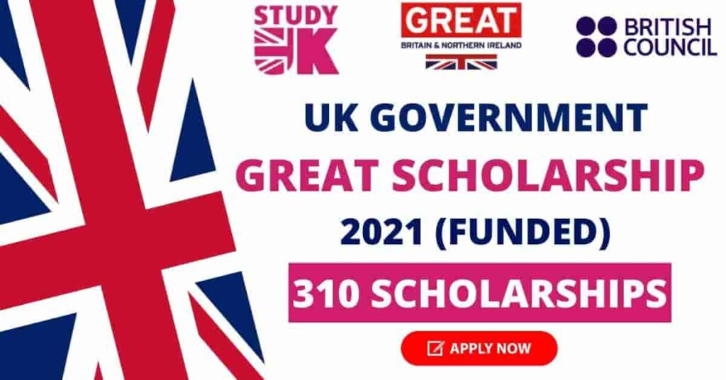 Great Scholarship in UK 2021