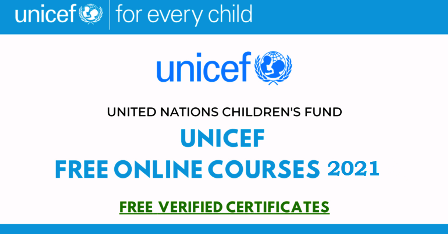 unicef free online courses 2021