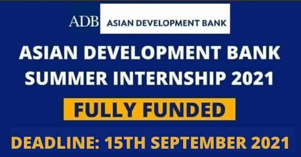 ADB Summer Internship Program 2021