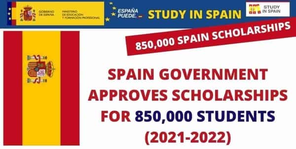 Spain Government scholarships