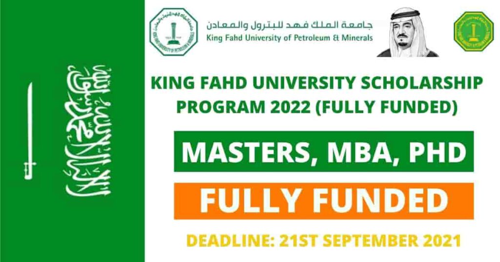 King Fahd Scholarship 2022