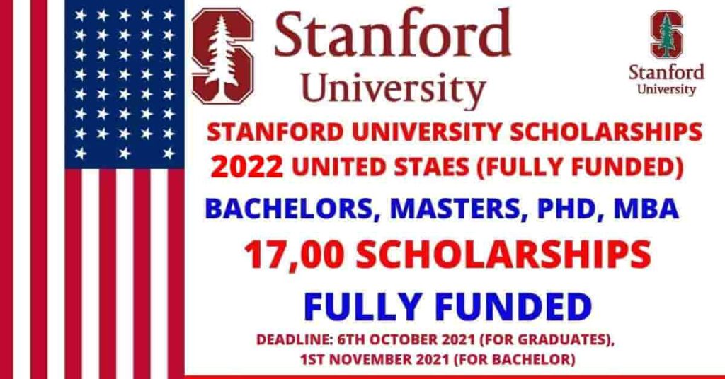 stanford university scholarships 2022