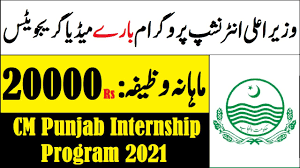 CM punjab internship program 2021