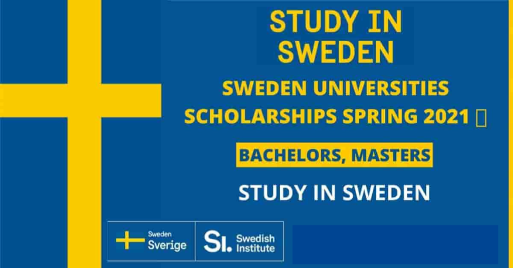 Scholarships in Sweden 2022