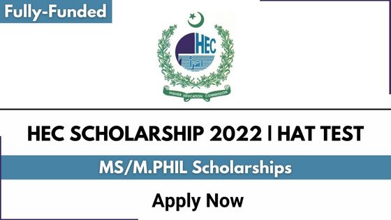 hec hat scholarship 2022