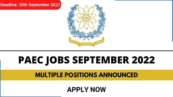 PAEC Jobs September 2022