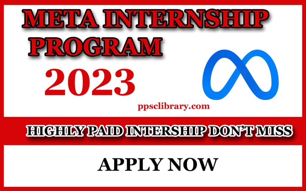 Meta Internship Program 2023Meta Internship Program 2023