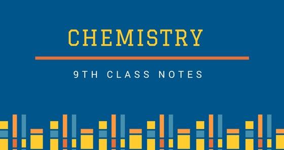 Class 9 Chemistry Notes for FBISE