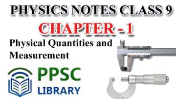 Physics Class 9 notes chapter 1